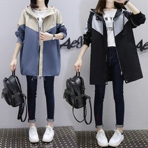 봄가을 파스텔 트렌치코트 슬림 빅사이즈 패션 바람막이 여자봄자켓 여름바람막이 봄아우터