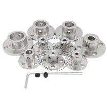 MDPS커플링 자동차 현대호환 2mm/3mm/3.17mm/4mm/5mm/6mm/6.35mm/7mm/8mm/10mm/11mm/12mm/14mm 경질 플랜지, 08 1pcs 7mm