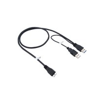 [NMP-UM308YB] NETmate USB3.0 Micro-B Y케이블 (블랙).