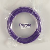 3d프린터 필라멘트 3d 프린터 재료 펜용 플라스틱 10 미터 PLA 1.75mm 3D 인쇄 압출기 액세서리 부품 투명 흰색 목재, Purple, [25] Purple