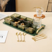 MEIISEO과일 접시 디저트 접시 떡 접시 제사겸용, 색깔8