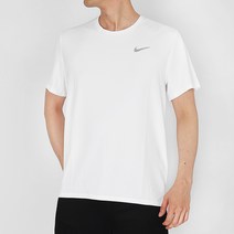 나이키 운동 트레이닝 일상 반팔티 DRI-FIT UV MILER SS 화이트