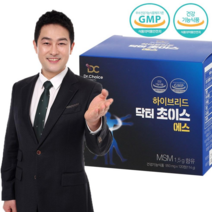 하이브리드닥터초이스 에스 목허리영양제 MSM 보스웰리아 콘드로이친(상어연골) 120정, 120g x 1개