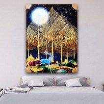 달빛사슴아크릴액자(372), 1개