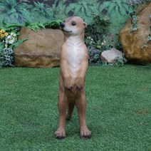 몬몬이야 미어캣모형 미어캣조형물 2호 정원용품 FRP조형물 가든용품 동물조형물