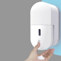 세정액디스펜서 거품비누 자동 손세정기 1L 벽부착 케이스 38612EA, 상품선택, 캡슐거품용 블랙