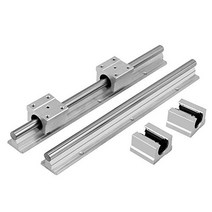 DIY CNC 라우터 밀 선반 용 2pcs SBR 12-300mm 선형 슬라이드 레일 샤프트 4pcs SBR12UU 베어링 블록 키트