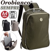 Orobianco 오로비안코 정규품 배낭 비즈니스 가방 SEMPRE 센프리 배낭 비즈니스 비즈니스 배낭 가방 가방 통근 통근용 직장 출장 여행 사회인 캐주얼 품위 블랙 블랙 포멀 가죽 A4 92391