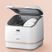 미니식기세척기 1인 무설치 가정용 220v 50hz 고온 살균 청소 지능형 예약 데스크탑 4 세트, 04 AU, 01 WHITE