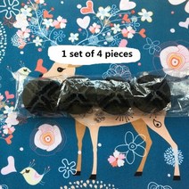 울타리 휀스 철조망 철망 고라니망 휴대용 애완 동물 놀이 틀 DIY 작은 금속 와이어 상자 개집 안전 가드 토끼 케이지 강아지 새끼 고양이 펜 운동, [08] black  1 set