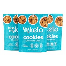 Kiss My Keto Cookies - Chocolate Chip Low Carb Cookies (2g Net) No Added Sugar | Keto Cookies and S, 1