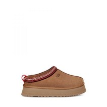UGG 어그 for women 스티치 칼라 플랫폼 슬리퍼 타즈 맥시 타스만 - 체스트넛