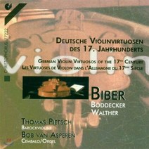 [CD] Bob van Asperen 독일의 바이올린 비르투오조 (Deutsche Violinvirtuosen) : J.J.Walther / Biber /...
