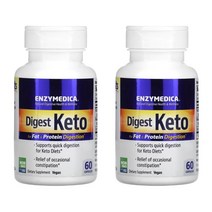 엔자이메디카 엔자이 케토 KETO 바실러스 서브틸리스 함유 60정 2개