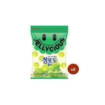롯데제과 젤리셔스 메론먹은 죠스바 듀오 60gx8봉, 롯데제과 젤리셔스 청포도 젤리