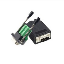 시리얼 젠더 9핀 제작용 터미널블럭 RS232 RS485 제작 커넥터 시리얼 후두 암 수