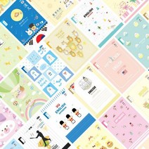 펜피아 1000 제본 초등노트, 5 1-6 음악 남아용