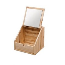 홈인퍼니처 미스티 삼나무 원목 좌식화장대 소, 내추럴