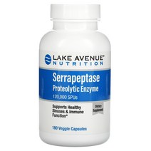 세라펩타아제 Serrapeptase Proteolytic Enzyme 120000 SPUs 180 베지캡