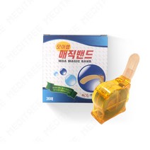 모아랩 매직밴드 일자형 36매 반창고 밴드, 1box