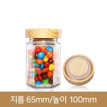 유리병 눌러서닫는나무콜크마개_SH200(육각)(A) 58파이, 눌러서닫는나무콜크마개, 1개