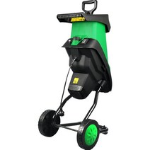 파쇄기 분쇄기 목재 톱밥 50L 정원 슈레더 잎 분기 도구 나무 깰 수 가지 2400W 10m 와이어, 한개옵션0