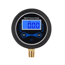 압력게이지 0-200PSI 공기압 게이지 다이얼 미터 테스터 구리 고무 디지털 타이어 압력 1/8NPT 스레드 자, 한개옵션0