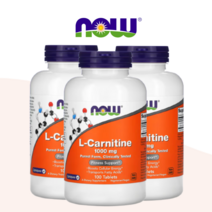 나우푸드 엘 카르티닌 L 카르니틴 1000mg 100정 x3개