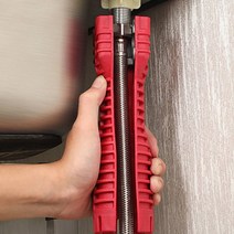 세면대 싱크대 수전 배관 수리 스패너 렌치 원홀 교체 공구, 단품, 1개