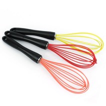 홈베이킹 실리콘거품기 [주방용품 조리도구 쿠킹 휘퍼 휘핑 쿡], 레드_화이트