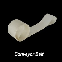 콘베어로라 컨베어AL롤러 컨베어롤러 원활한 컨베이어 벨트 내마모성 화학 섬유 소재 자동, 40mm 흰색, 2개, 990mm