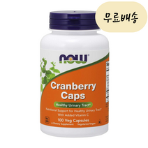 나우푸드 크랜베리 1400mg 100개입 [미국 직배송], 1개, 100개