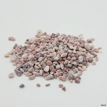 식물시간 연분홍 자갈 3kg 화분 장식 돌 수족관 돌멩이