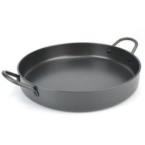 슈가범벅 국내제작 원형 손잡이 닭갈비판 철판볶음요리 떡볶이 곱창 철판구이 춘천 닭갈비 원형 양수팬, 30호