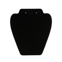 검은 벨벳 귀걸이 목걸이 보석 디스플레이 스탠드 강화 브래킷