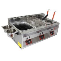 오뎅 기계 어묵 조리기 전기 오뎅기 업소용 전골 꼬치, (가스)30L조합(12칸+튀김로)