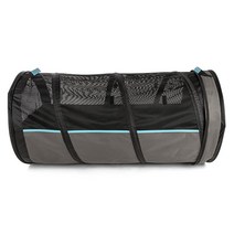 Sherpa Pet Tube 터널 반려동물 여행 켄넬 블랙/그레이 원 사이즈 USA 미국