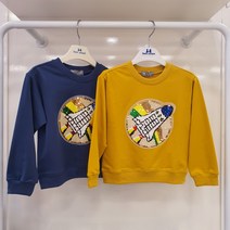 쁘띠앙팡 부평점 내꿈을 저 높이 우주까지! 면100% 로켓 스팽글티셔츠 남아티셔츠 맨투맨티 (4살 ~ 10살)