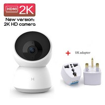애견모니터 베이비모니터 무선cctv Xiaomi-스마트 카메라 A1 1296P ip 와이파이 나이트 비전 360 각도 비디, 02 UK plug