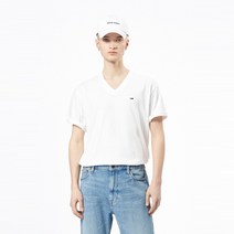 타미힐피거 오가닉 코튼 클래식 브이넥 티셔츠 (T32D1TTO05TMT2YBR)