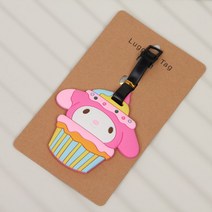캐리어택 킥보드 이름표 어린이집 가방 네임택 멜로디 캐릭터 캐리어 탑승권 실리콘 여행 탁송 리프팅 출국용품