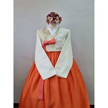 [도아한복] 첫 오렌지 혼주 신랑신부 하객 폐백 촬영 한복 대여