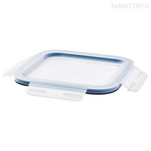이케아 이케아 뚜껑 IKEA365 밀폐형덮개 사각 플라스틱 반찬통 뚜껑 주방 사각 플라스틱 반찬통 뚜껑 주방, 1개