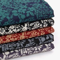 일본 코카 60수 아사 원단 5종세트 30x35cm 퀼트원단, 코카 단색화60수아사프린트5종-30x35, 1개