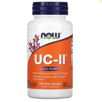 나우푸드 UC-II 조인트 헬쓰 언디네이처드타입 비변성 타입 II 콜라겐 VeggieCapsules120정, One Color, One Size