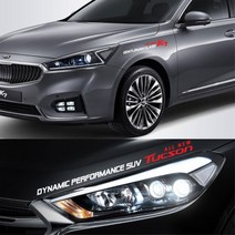 스포티지 더볼드 튜닝 로고 동호회스티커 캠핑카데칼, 중형, 오렌지