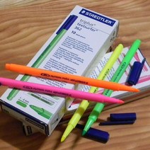 스테들러 triplus Textsurfer 펜타입 형광펜 1다스 0.6092ea, SH_ 23 핑크, SH_ 본상품선택