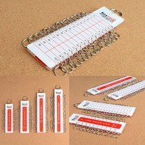 이즈오피스 다용도열쇠고리 30고리 열쇠고리 9816, 1개