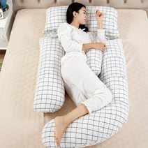 다소미얼 바디필로우 U자형 5가지 풀세트 임산부대형쿠션, 화이트 1-143