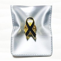 추모 검정 블랙 리본 뱃지 브로치 블랙리본뱃지 블랙리본브로치 장례식장리본